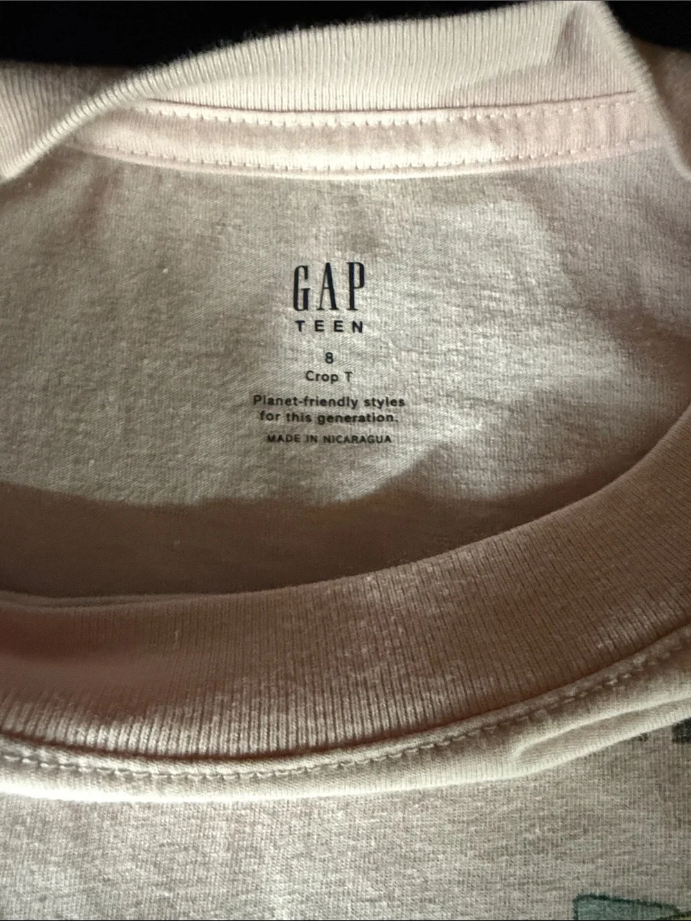 GAP Pink Ramones Rockaway Beach Graphic Tee